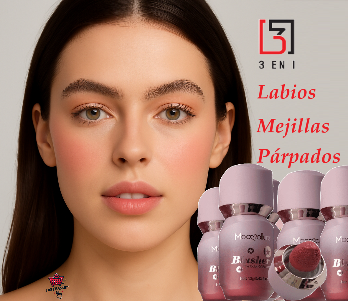 Rubor Liquido MOCMALLURE - 3 Unidades